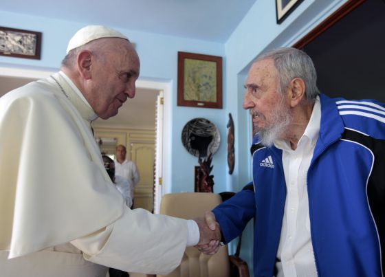 Incontro cordiale tra Papa Francesco e Fidel Castro